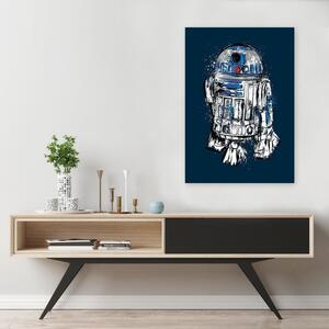 Obraz na plátne Star Wars, android R2D2 - Dr.Monekers Rozmery: 40 x 60 cm