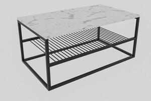 Dizajnový konferenčný stolík Galilee 95 cm biely