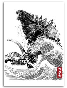 Obraz na plátne Godzilla, film - Dr.Monekers Rozmery: 40 x 60 cm