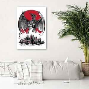 Obraz na plátne Godzilla, monštrum s krídlami - Dr.Monekers Rozmery: 40 x 60 cm