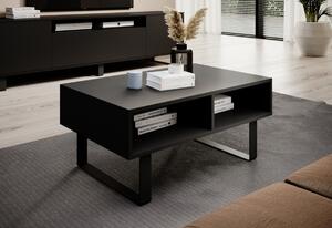 Konferenčný stolík GALA, 90x40x50, dub artisan/čierna