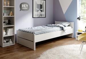 Detská posteľ MARCELO + matrac, 90x200, biela