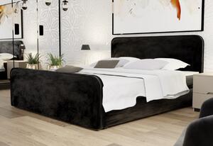 Čalúnená posteľ boxspring LARA, 180x200, opera black