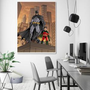 Obraz na plátne Batman a malý pomocník - Saqman Rozmery: 40 x 60 cm