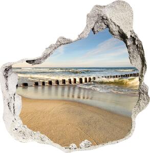 Diera 3D fototapety na stenu Na pláži pri baltskom mori