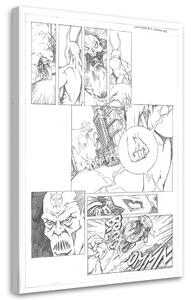 Obraz na plátne Premena na komiksového superhrdinu - Saqman Rozmery: 40 x 60 cm