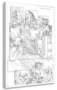 Obraz na plátne Komiks s príbehom ulice - Saqman Rozmery: 40 x 60 cm