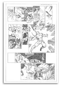 Obraz na plátne Útok na ulici komiks - Saqman Rozmery: 40 x 60 cm