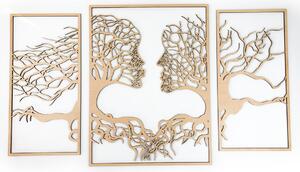Veselá Stena Drevená nástenná dekorácia Duša lesa