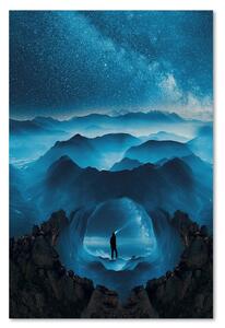 Obraz na plátne Modré vrcholy - Rokibul Hasan Rozmery: 40 x 60 cm