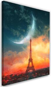 Obraz na plátne Noc v Paríži - Rokibul Hasan Rozmery: 40 x 60 cm