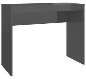 Stôl lesklý čierny 90x40x72 cm drevotrieska