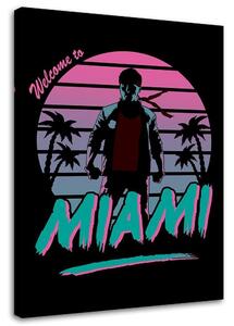 Obraz na plátne Vitajte v Miami - DDJVigo Rozmery: 40 x 60 cm