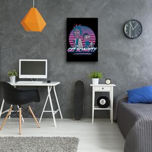 Obraz na plátne Rick a Morty, karaoke - DDJVigo Rozmery: 40 x 60 cm
