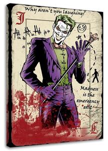 Obraz na plátne Figúrka Jokera - DDJVigo Rozmery: 40 x 60 cm
