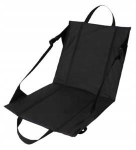 Turistická skladacia stolička VENTO 38 cm, čierna