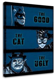 Obraz na plátne Koláž Batman, Catwoman, Penguin - DDJVigo Rozmery: 40 x 60 cm