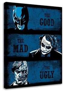 Obraz na plátne Koláž Batman, Joker, Harvey Dent - DDJVigo Rozmery: 40 x 60 cm