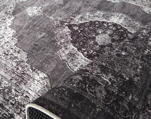 Luxusný vintage koberec sivej farby so strapcami Šírka: 80 cm | Dĺžka: 150 cm