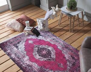 Originálny vintage koberec ružovej farby Šírka: 160 cm | Dĺžka: 230 cm