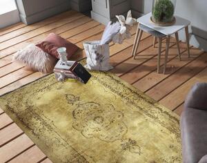 Vintage koberec v zlatej farbe Šírka: 120 cm | Dĺžka: 170 cm