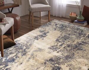 Melírovaný dizajnový koberec s béžovým podkladom Béžová Šírka: 200 cm | Dĺžka: 290 cm