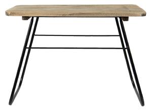 Drevený dekoračný antik stolík na rastliny - 46 * 26 * 33 cm - Clayre & Eef