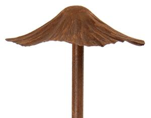 Rustikálny hrdzavý zápich huba - Ø 10*41 cm - Clayre & Eef