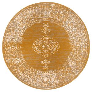Hanse Home Collection koberce Kusový koberec Gloria 105518 Mustard kruh - 160x160 (priemer) kruh cm