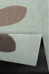 Hanse Home Collection koberce Protišmyková rohožka 3 zajace 104453 Green / Brown - 40x60 cm