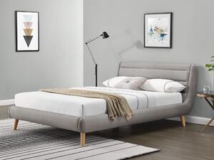 Čalúnená manželská posteľ Elanda - sivá Rozmer: 140x200