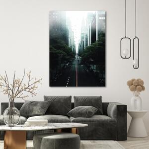 Obraz na plátne Zelená ulica v meste - Dmitry Belov Rozmery: 40 x 60 cm