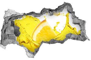 Fototapeta diera na stenu Plátky citróna nd-b-98570020