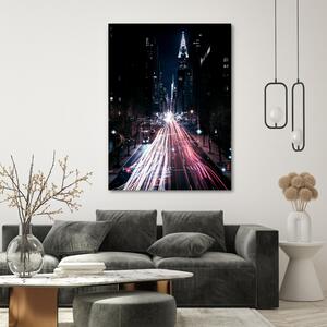 Obraz na plátne Osvetlená mestská ulica - Dmitry Belov Rozmery: 40 x 60 cm