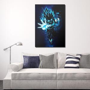 Obraz na plátne Dragon Ball Vegeta modrá - SyanArt Rozmery: 40 x 60 cm