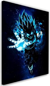 Obraz Dragon Ball Vegeta modrá - SyanArt Veľkosť: 40 x 60 cm, Prevedenie: Obraz na plátne