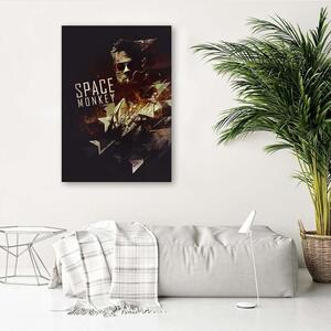 Obraz na plátne Klub bitkárov, Space Monkey Brad Pitt - SyanArt Rozmery: 40 x 60 cm