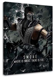 Obraz na plátne Postava z hry Mortal Kombat Smoke - SyanArt Rozmery: 40 x 60 cm