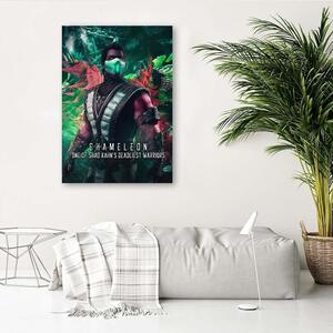 Obraz na plátne Hra Mortal Kombat Postava chameleóna - SyanArt Rozmery: 40 x 60 cm