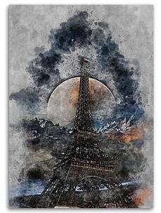 Obraz na plátne Eiffelova veža v hmle - Pau Fernandez Rozmery: 40 x 60 cm