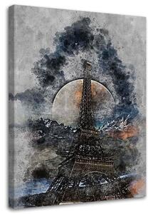 Obraz na plátne Eiffelova veža v hmle - Pau Fernandez Rozmery: 40 x 60 cm