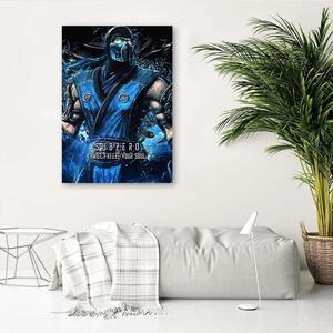 Obraz na plátne Hra Mortal Kombat Postava Sub-Zero - SyanArt Rozmery: 40 x 60 cm
