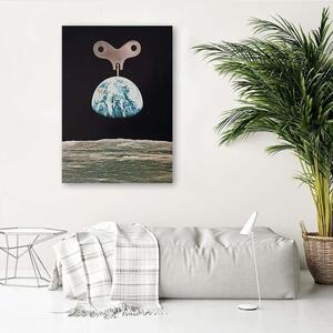 Obraz na plátne Planéta Zem ako hracia skrinka - Lili Chartrand Rozmery: 40 x 60 cm