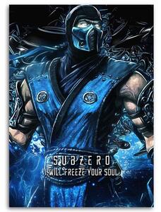 Obraz na plátne Hra Mortal Kombat Postava Sub-Zero - SyanArt Rozmery: 40 x 60 cm