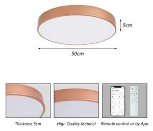 Brilagi-LED Stmievateľné svietidlo POOL SMART LED/60W/230V 50 cm Wi-Fi Tuya bronzový + diaľkový ovládač
