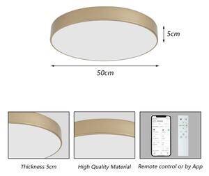 Brilagi-LED Stmievateľné svietidlo POOL SMART LED/60W/230V 50 cm Wi-Fi Tuya zlaté + diaľkový ovládač