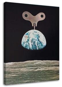 Obraz na plátne Planéta Zem ako hracia skrinka - Lili Chartrand Rozmery: 40 x 60 cm