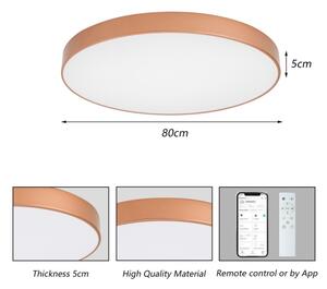 Brilagi-LED stmievateľné svietidlo POOL SMART LED/100W/230V 80 cm Wi-Fi Tuya bronz+ s diaľkovým ovládaním
