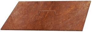 Veko na záhradné ohnisko 70 x 50 x 1 cm, corten CORGARDEN 1021