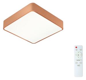 Brilagi - LED stmievateľné stropné svietidlo POOL SQUARE LED/36W/230V 40x40 cm bronzové s diaľkovým ovládaním